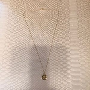 Gold Compass Necklace